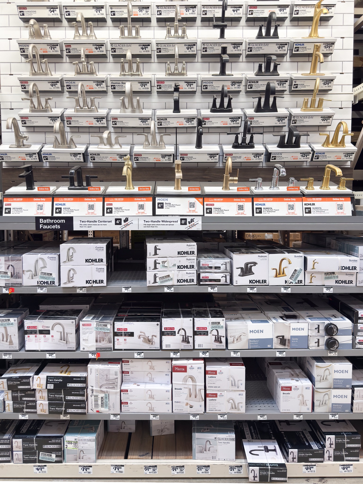 Home Depot Atlanta Cumberland GA bathroom faucets bay
